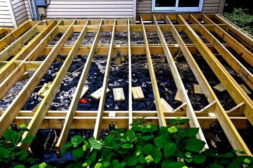 Co ile legary pod taras? Sprawdź optymalne odstępy i trwałość